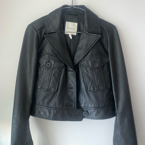 Avec Les Filles Leather Jacket - Picture 1 of 7